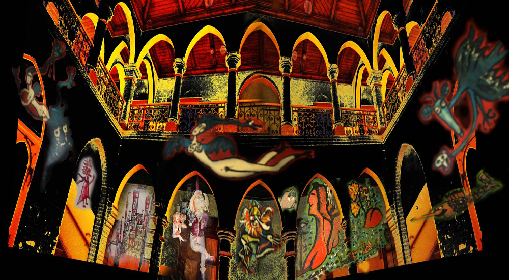 spuk in der gotischen Halle